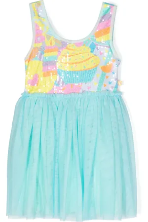 Billieblush Robe sans manches à ornements en sequins