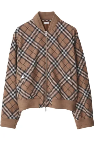 Burberry Veste bomber zippée à motif Vintage Check