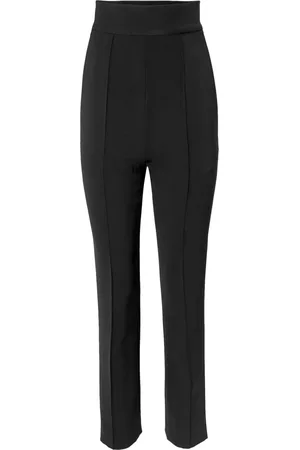 Carolina Herrera Pantalon en laine à taille haute