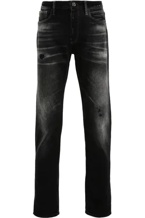 Emporio Armani Jean à patch logo