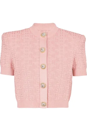 Balmain Cardigan à manches courtes