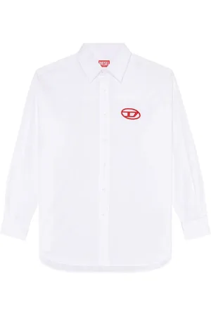 Diesel Chemise S-Dou-Plain à logo brodé