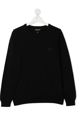 Emporio Armani Pull à logo brodé