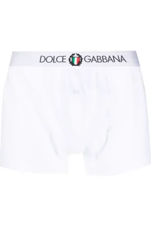 Dolce & Gabbana Boxer en coton à logo imprimé