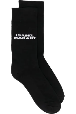 Isabel Marant Chaussettes Dawi à logo intarsia
