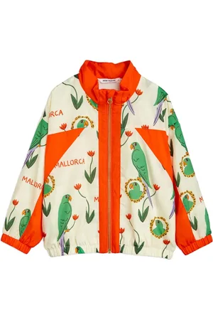 Mini Rodini Veste bomber à imprimé graphique