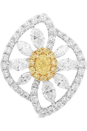 HYT Jewelry Bague en or blanc 18ct pavée de diamants
