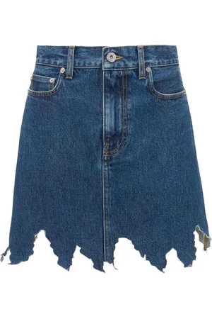 J.W.Anderson Jupe en jean à bords francs