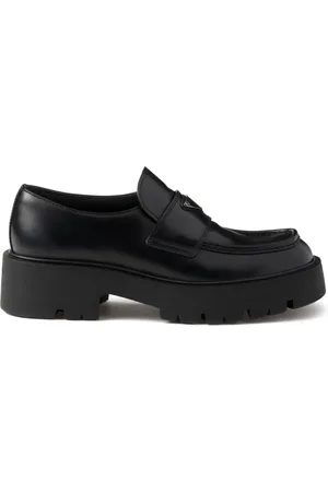 Prada Mocassins à fini brossé