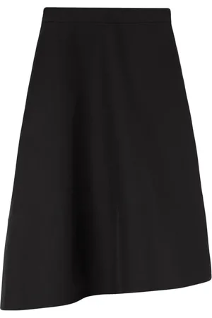 Jil Sander Jupe mi-longue à design asymétrique
