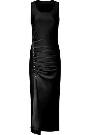 Paco rabanne Robe rayée à design sans manches