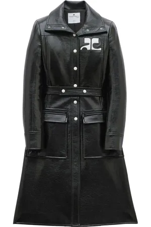 Courrèges Trench à patch logo