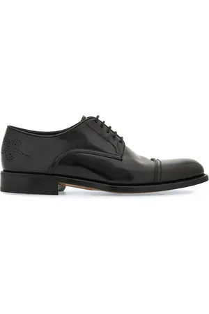 Salvatore Ferragamo Derbies en cuir à détails de perforations