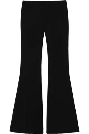 Twin-Set Pantalon en crêpe à coupe évasée