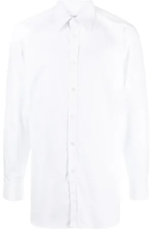 Dunhill Chemise en coton à manches longues