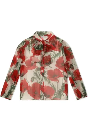 Dolce & Gabbana Chemise en soie à fleurs