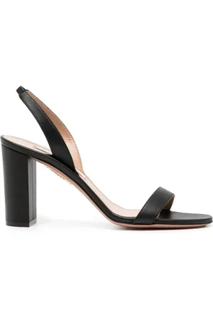 Aquazzura Sandales en cuir 95 mm à bout ouvert