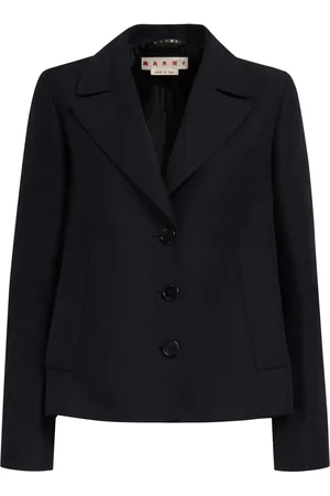 Marni Blazer crop à simple boutonnage