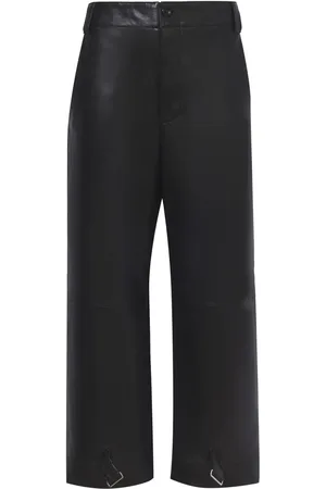 Proenza Schouler Pantalon droit court en cuir