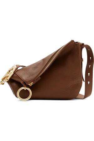 Burberry Petit sac porté épaule Knight en cuir