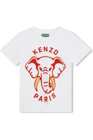 Kenzo T-shirt en coton biologique à logo imprimé