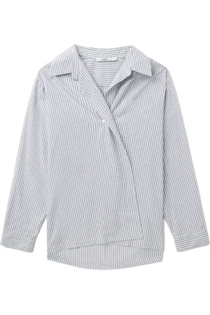 B+AB Chemise en coton à design asymétrique