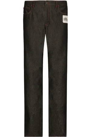 Dolce & Gabbana Jean ample à patch logo