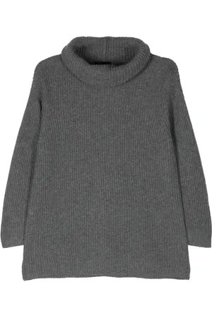 Emporio Armani Pull nervuré à col roulé