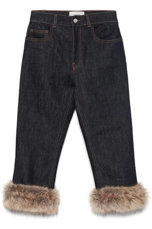 COPERNI Jean bordé de fourrure artificielle
