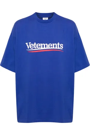 Vetements T-shirt en coton à logo imprimé