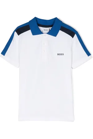 HUGO BOSS Polo en coton à design colour block