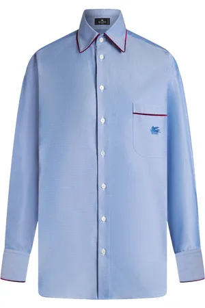 Etro T-shirt à logo Pegaso brodé en coton