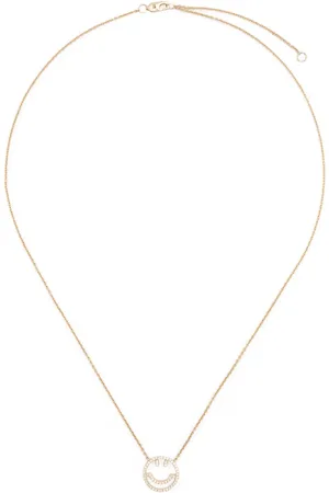Roxanne First Collier Have A Nice Day en 14ct pavé de diamants