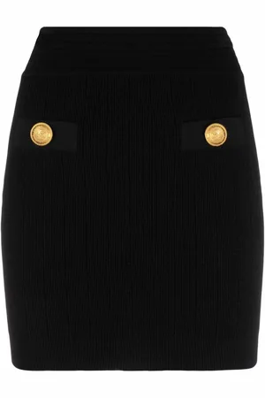 Balmain Minijupe à boutons décoratifs