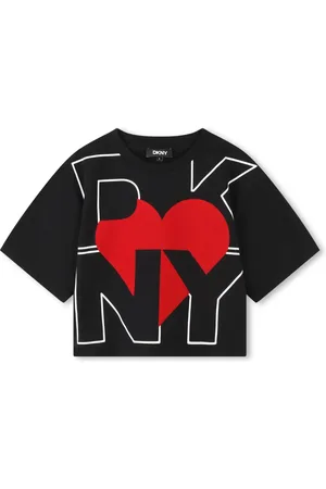DKNY T-shirt en coton à logo imprimé