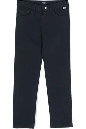 Il gufo Pantalon droit à taille mi-haute