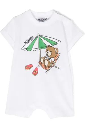 Moschino Barboteuse Teddy Bear en coton