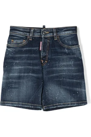 Dsquared2 Short en jean à effet délavé