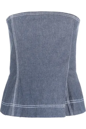 Ioana Ciolacu Haut-bustier à coutures contrastantes