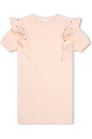 Chloé Robe à logo brodé
