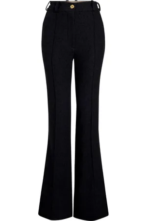 Patou Pantalon en tweed à taille haute