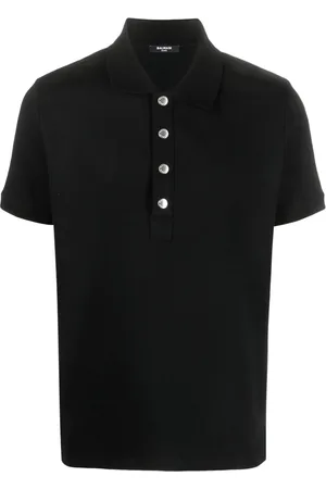 Balmain Polo à logo poitrine