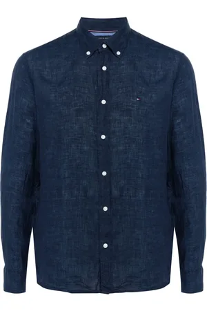 Tommy Hilfiger Chemise en lin à effet délavé