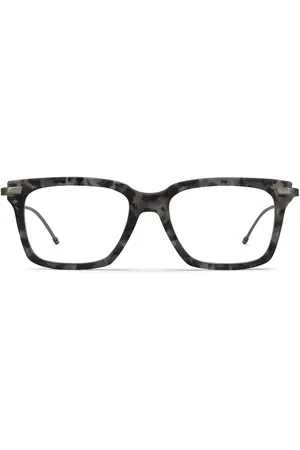 Thom Browne Lunettes de soleil carrées à design marbré