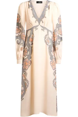 Etro Robe Year of Snake à coupe mi-longue