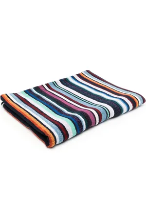 Missoni Serviette en coton à rayures