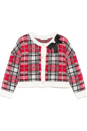 MONNALISA Cardigan à carreaux
