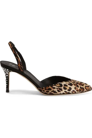 Giuseppe Zanotti Escarpins en cuir à imprimé léopard
