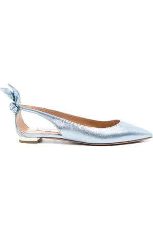 Aquazzura Ballerines Bow Tie en cuir