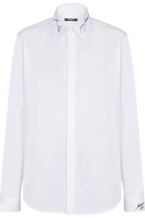 Balmain Chemise à col à broderies